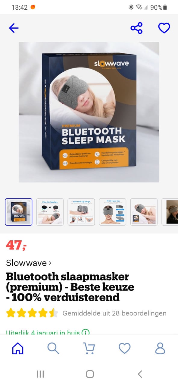 Bluetooth sleep mask