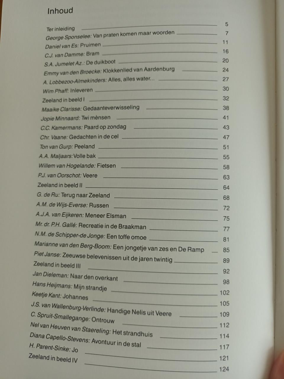 Zeeuwse verhalen van diverse schrijvers