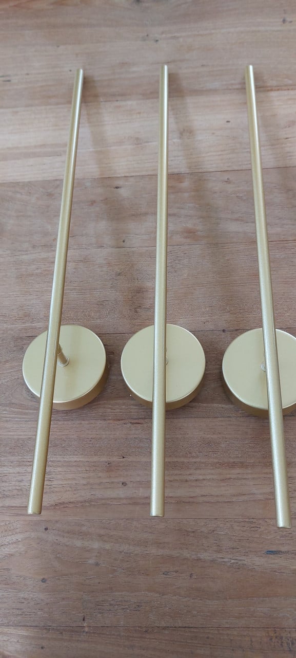 Goudkleurige wandlampen