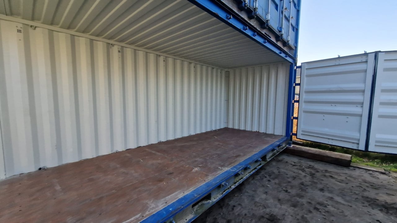 20ft open side / full side acces opslagcontainer container
