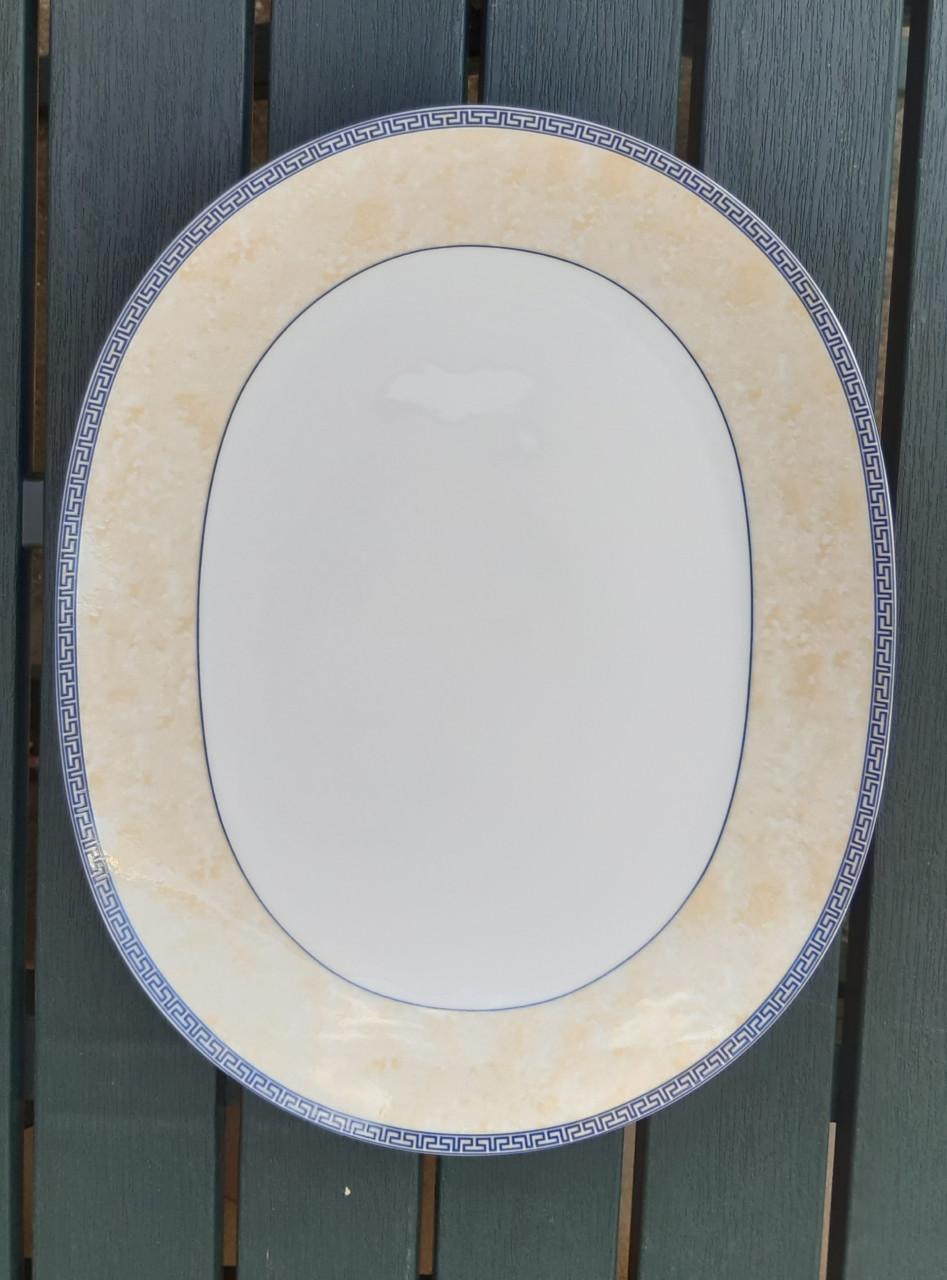 Ovale schaal + ronde kom