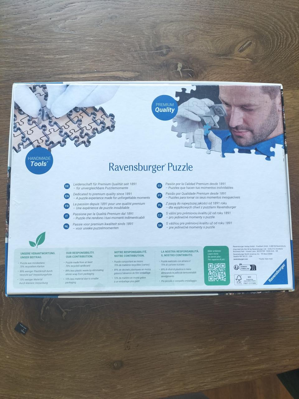 Ravensburger Puzzle Harry Potter 1000 stukjes