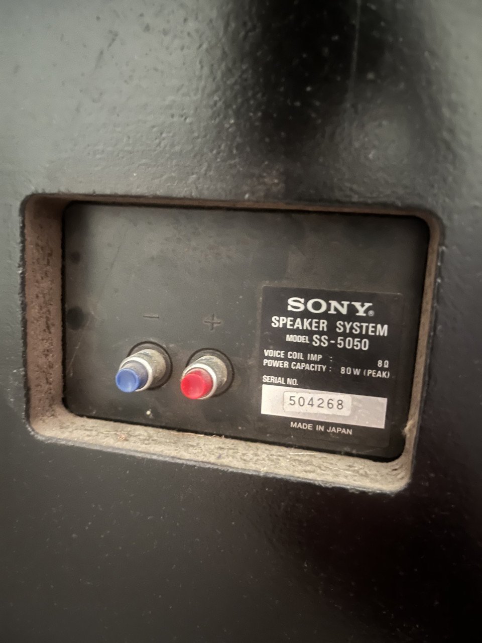 Sony Speakers + gratis versterker