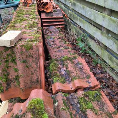 Dakpannen beton sneldekkers