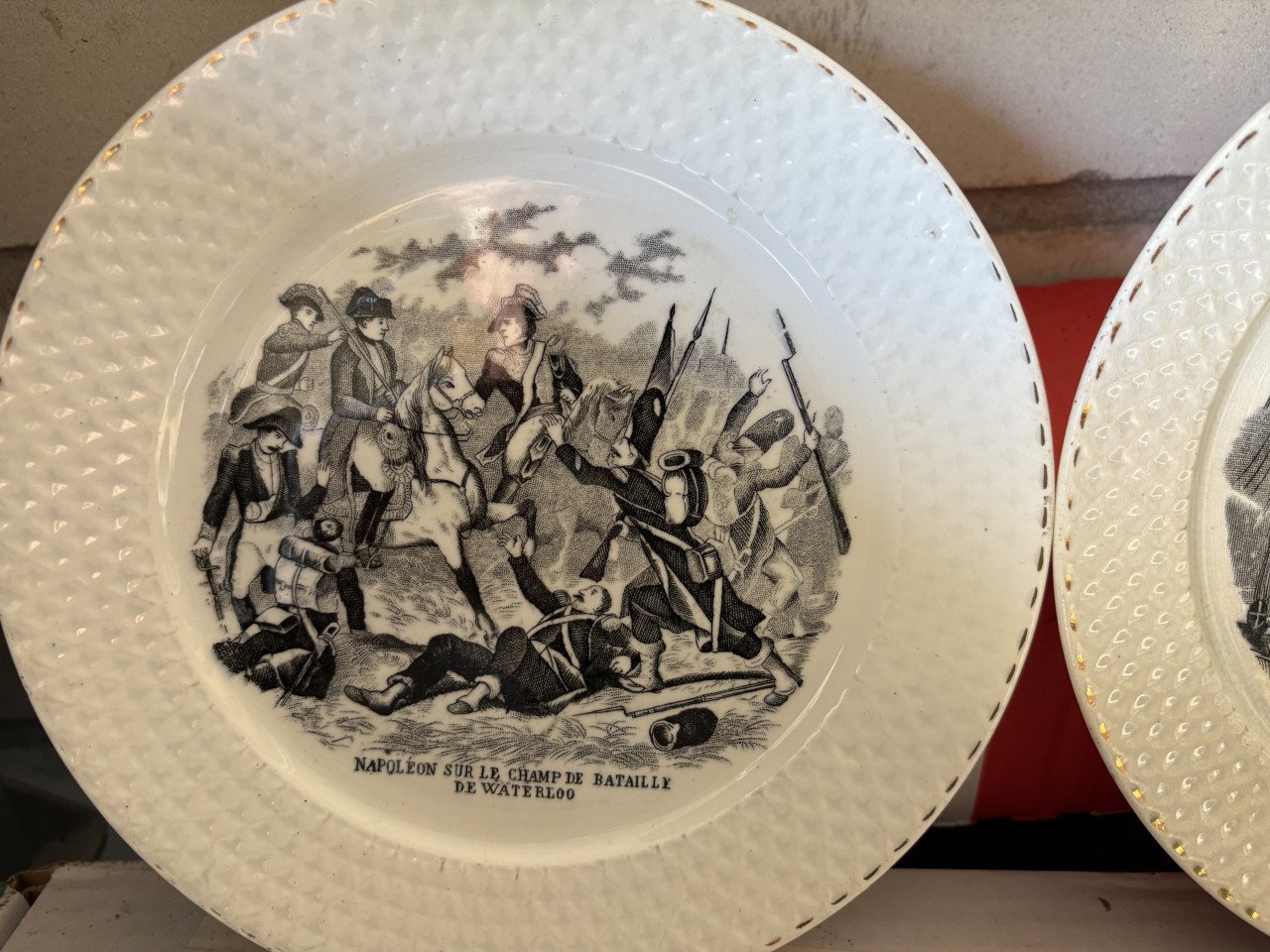 Napoleon Bonaparte Bordjes van Maastrichts ceramiek