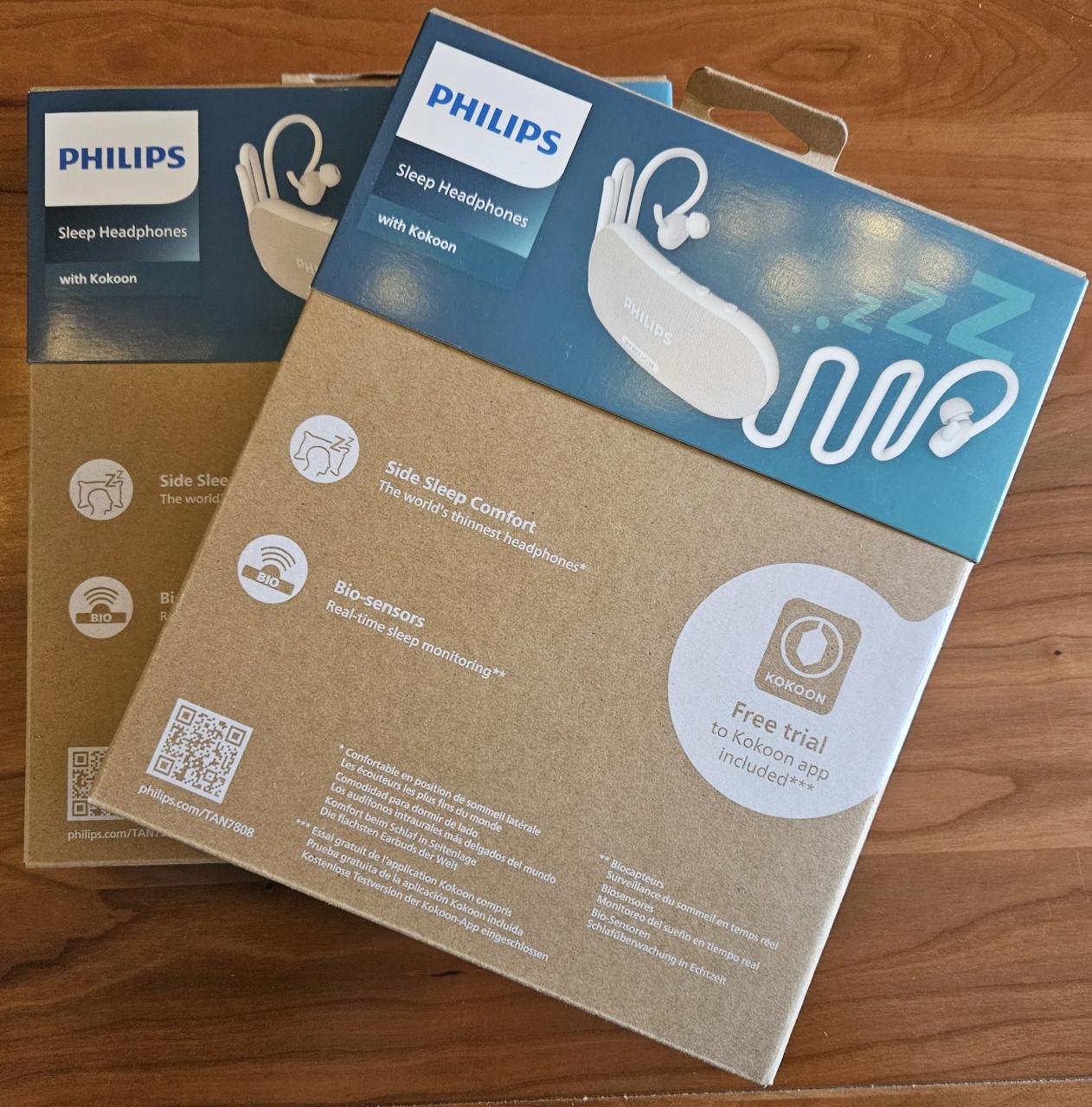 Philips Kokoon sleep headphones 2 sets