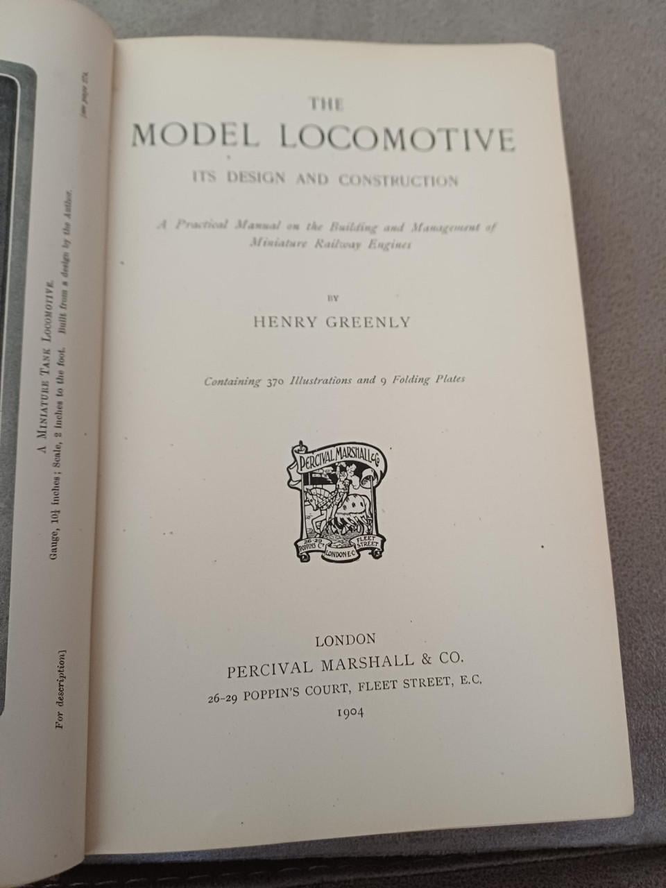 The model locomotive