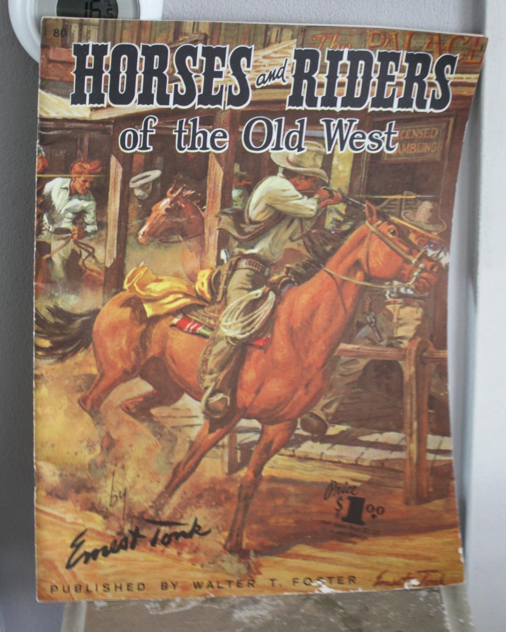 Horses x riders of the old west tekenboek engelss talig