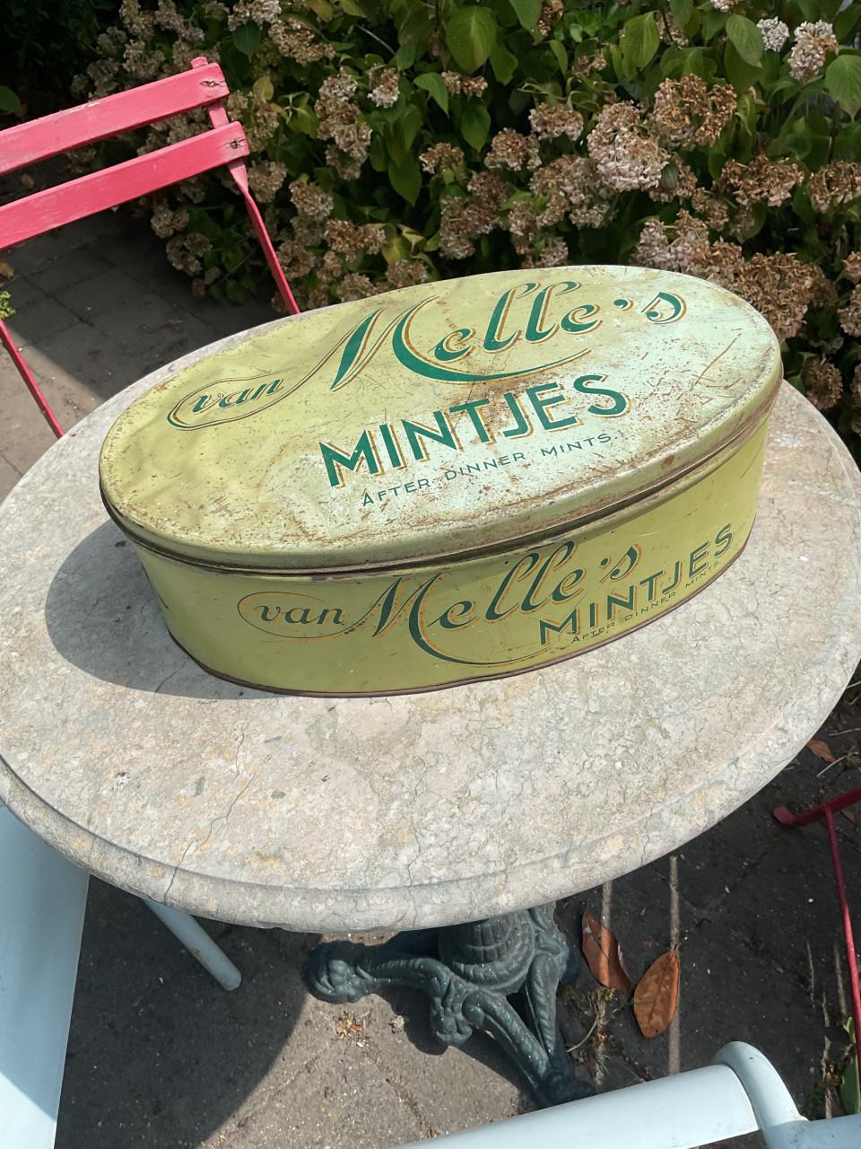 Groot blik Van Melle ‘s Mintjes