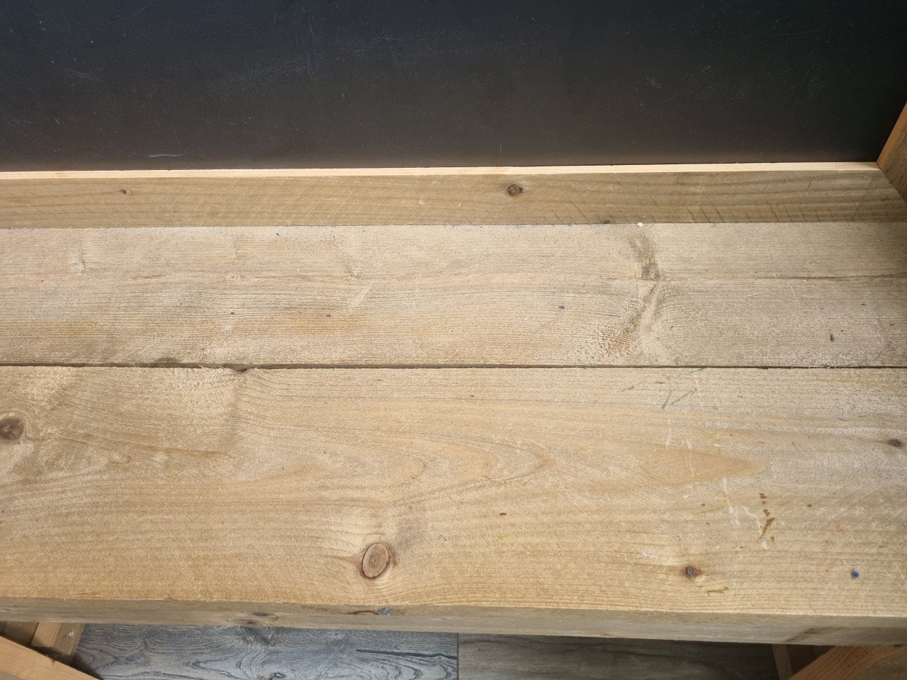 Speeltafel/bureau met krijtbord