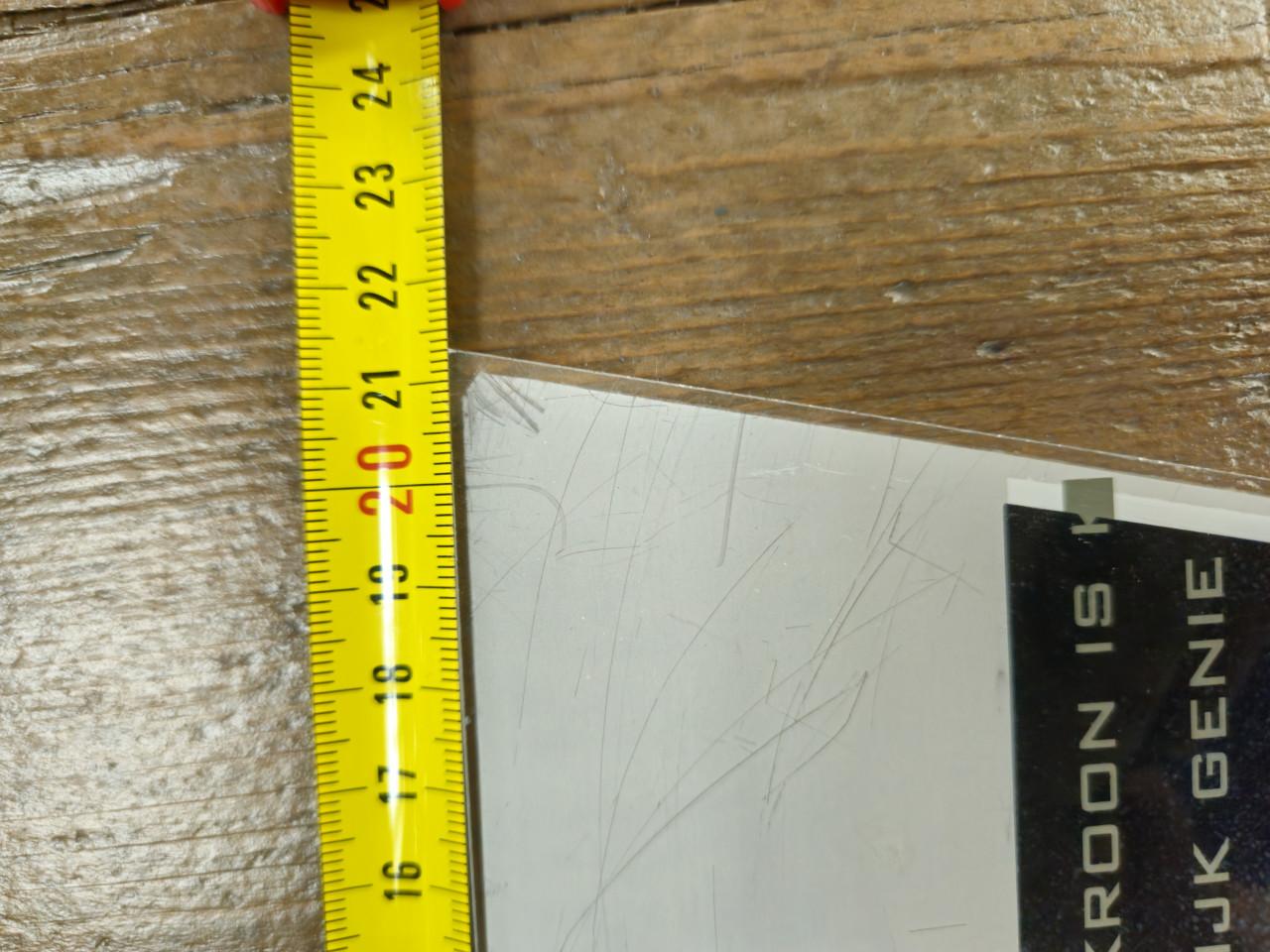 Keizerskroon  plexiglas voor in lantaarn