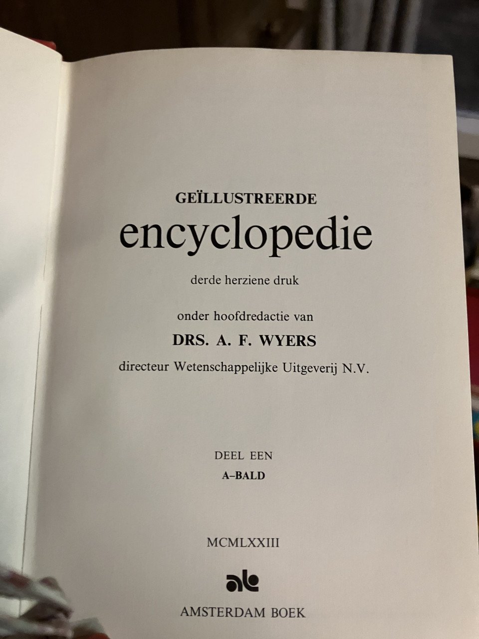 Geïllustreerde encyclopedie set in kleur