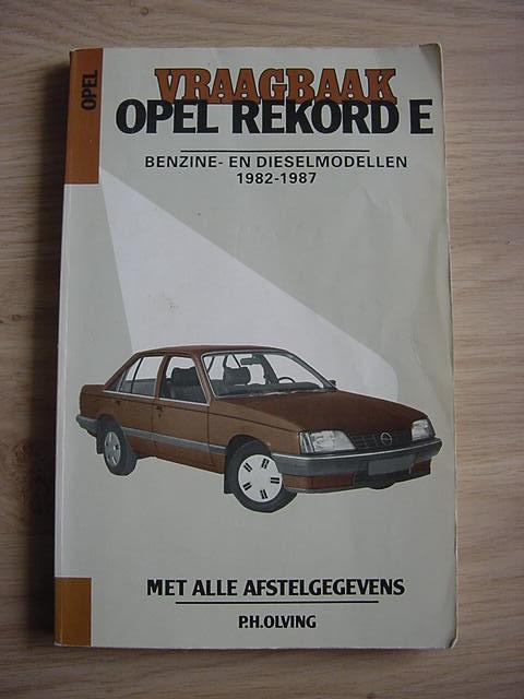 Vraagbaak Opel Rekord E