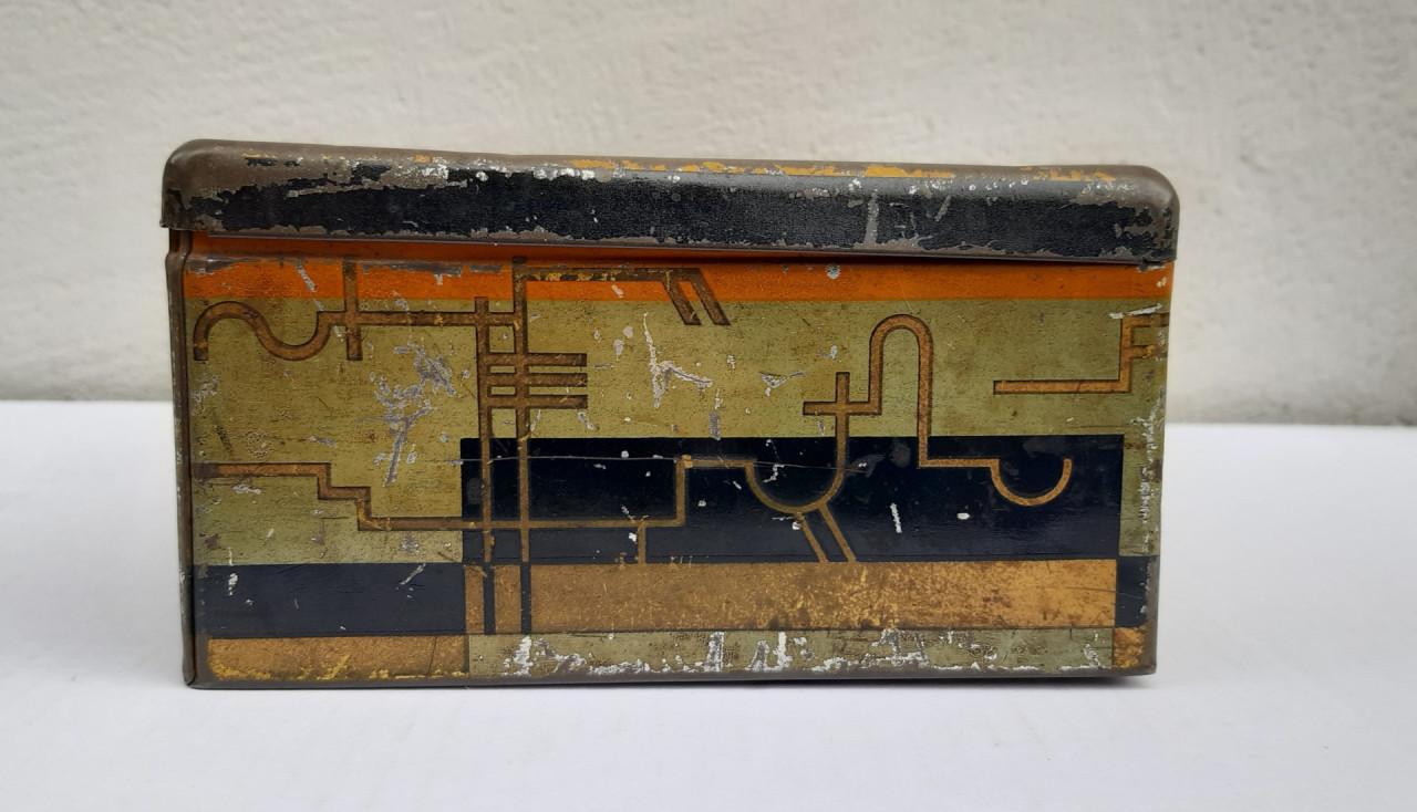 Art deco blik van Melle suikerwerken Breskens   toffee's, biscuits en drops