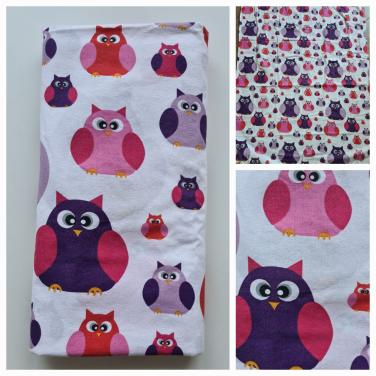 Roze , rood ,wit peuter / kleuter dekbedovertrek