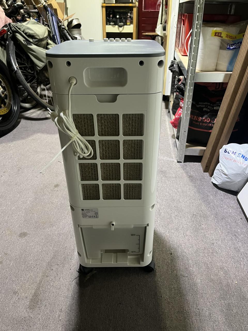 Luchtkoeler Sencys met koelelementen.