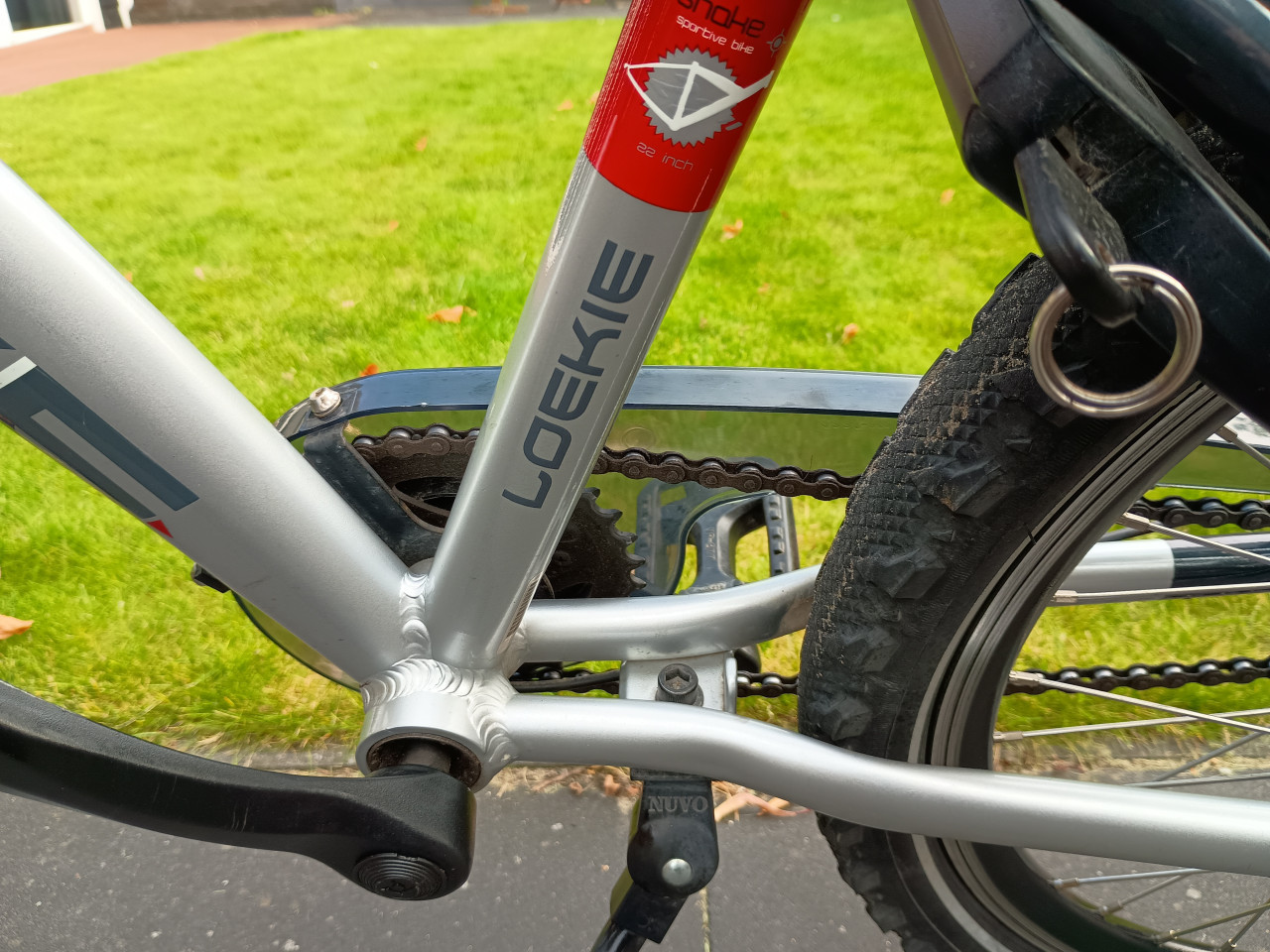 Jongensfiets 22 inch Loekie Snake