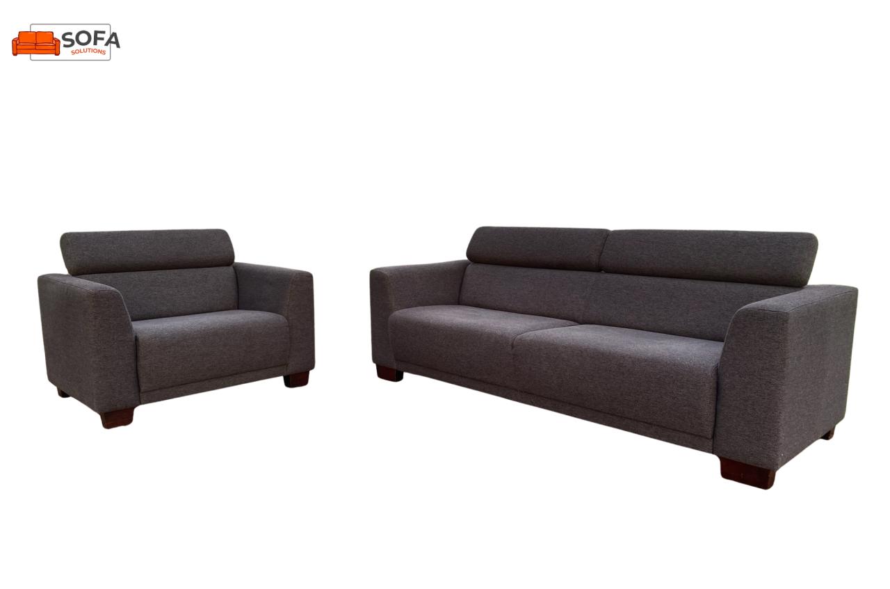 Montèl Donkergrijze Stoffen Bankstel– Gratis Levering NL