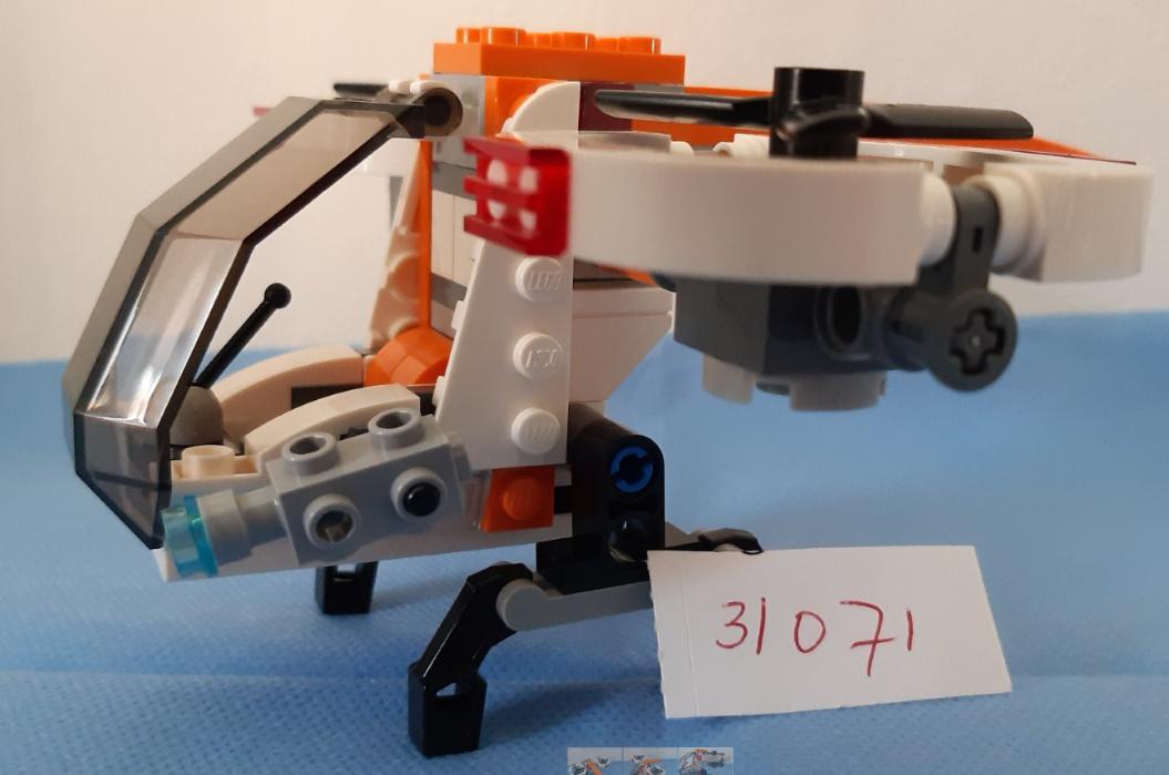 LEGO Creator 31071:Droneverkenner of moerasboot of propellervliegtuig