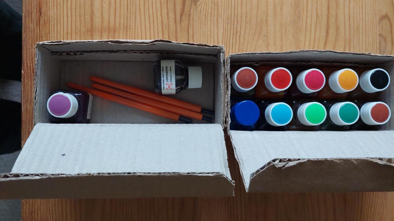 Teken- en schildermateriaal