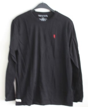Zwart shirt met lange mouwen maat m
