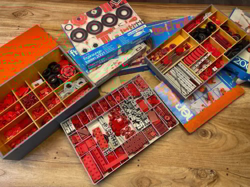 Fischer Technik bouwdozen met handleidingen