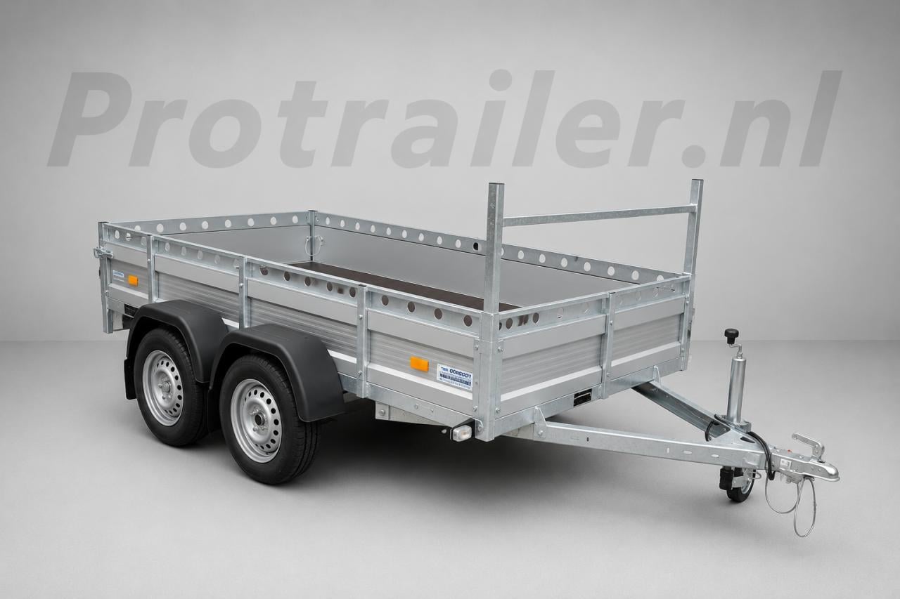 NIEUW! VDM bakwagen 258x130 met huif!