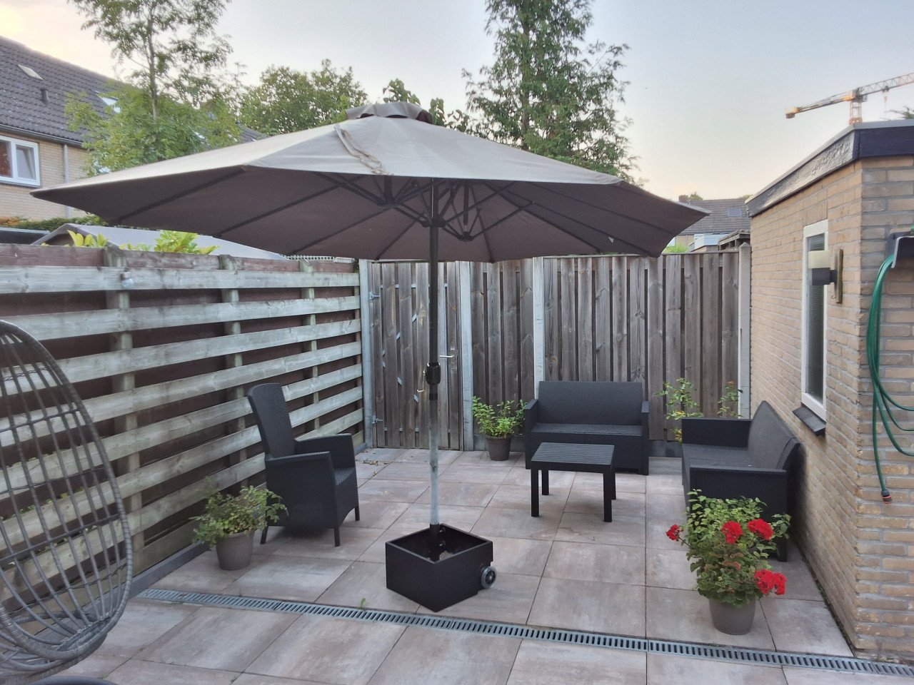 Dubbele parasol 4x2meter