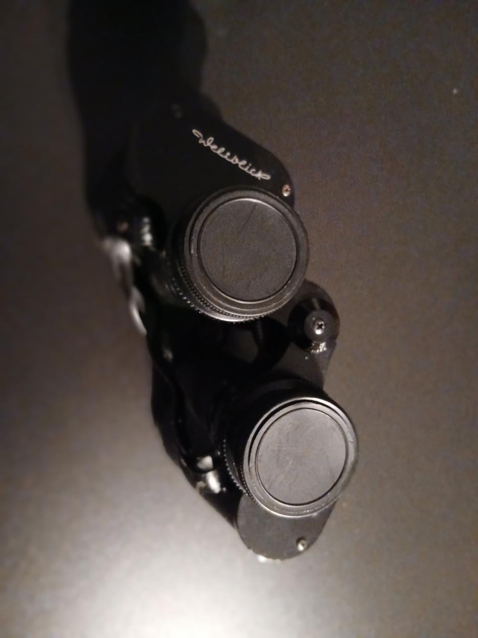 Vintage verrekijker Weltblick 12 x 50 in lederen tas