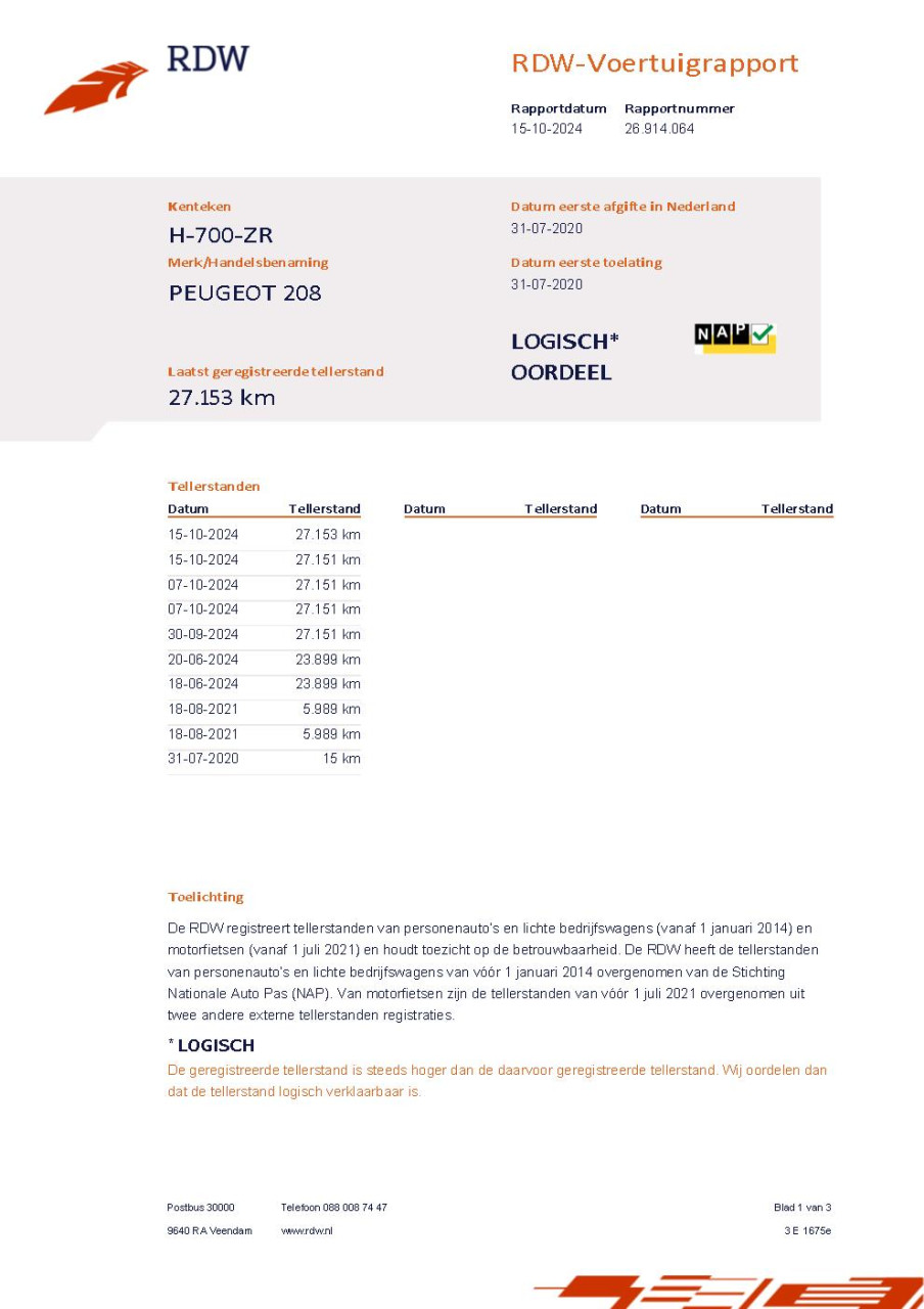 Peugeot 208 1.2 puretech 100pk active airco | cruise control navigatie via 