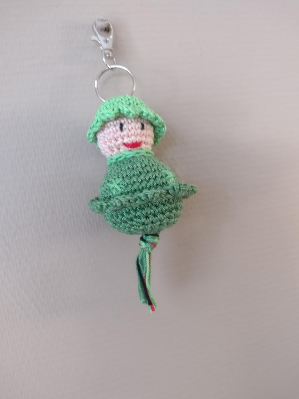 Gehaakte sleutelhanger poppetjes