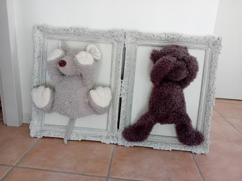 Knuffel op lijst. Apart
