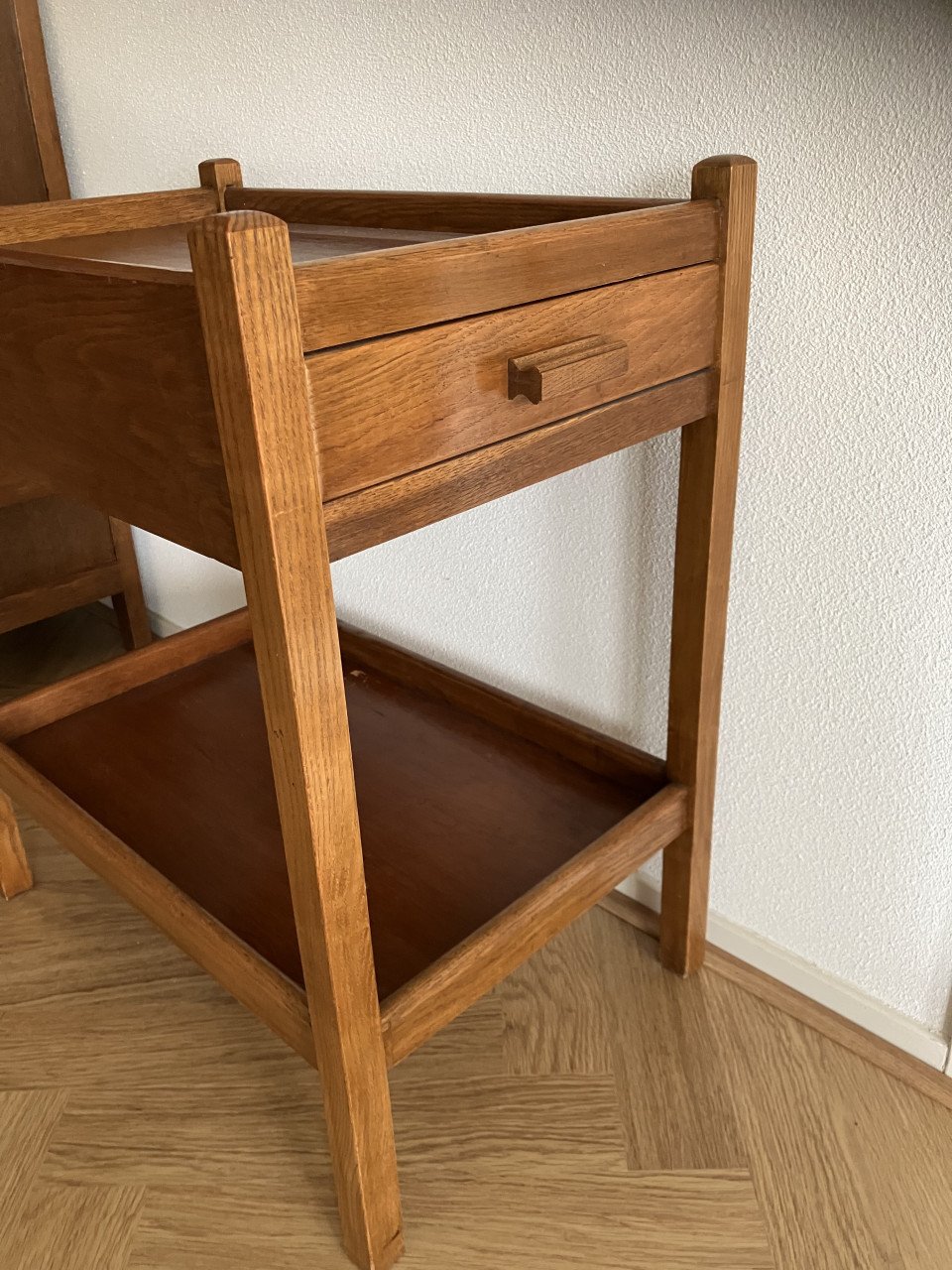 Bijzettafel met 2x lade 60x40