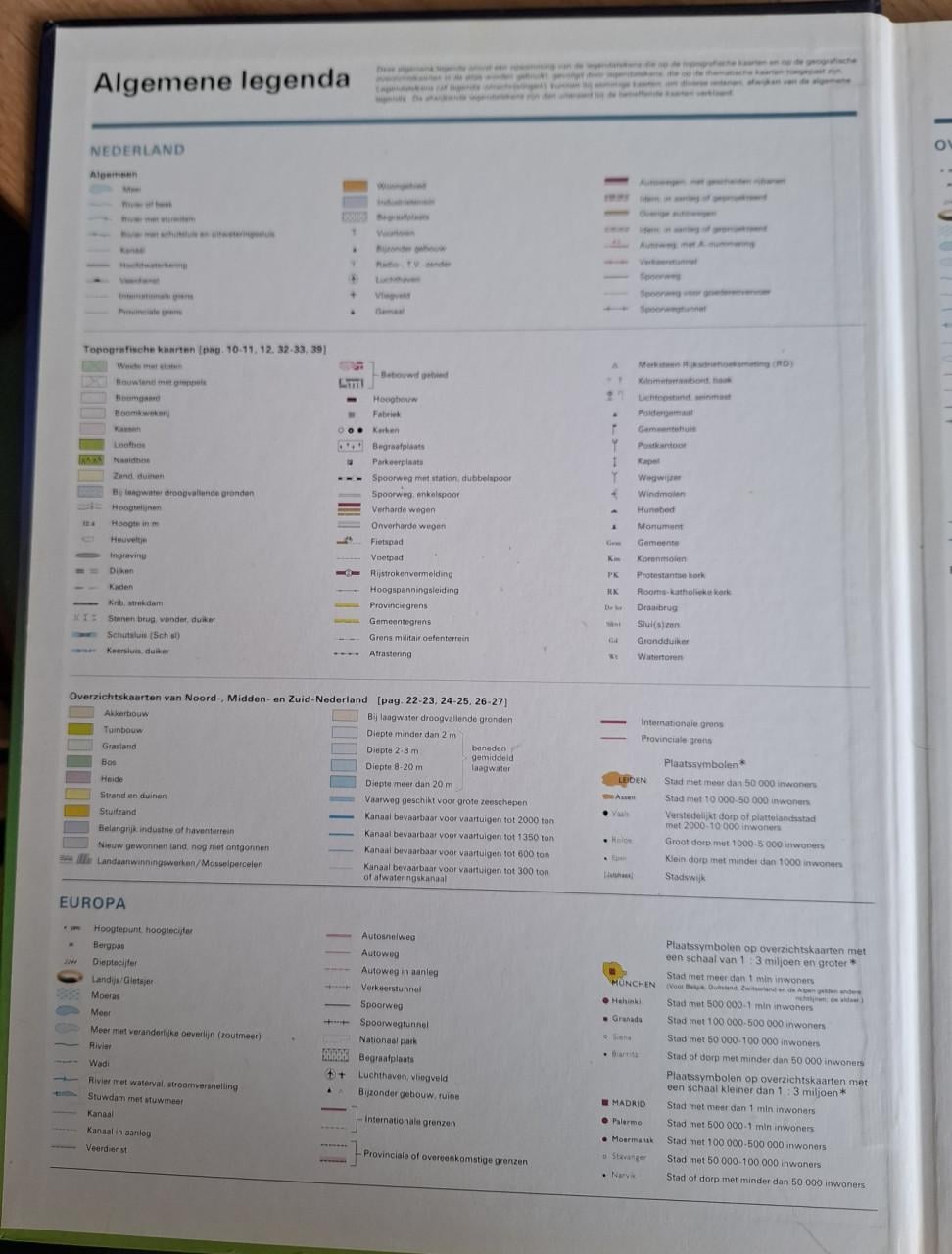 De Grote Bosatlas, 50e ed. Uitg. Wolters Noordhoff Atlasprodukties, 1988