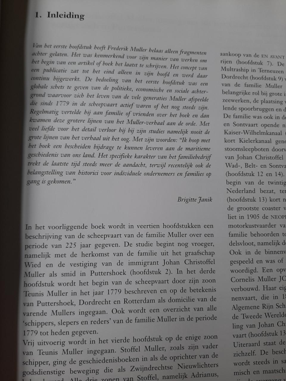 Schippers-Slepers-Reders, 225 jaar scheepvaartgeschiedenis v.d. fam. Muller