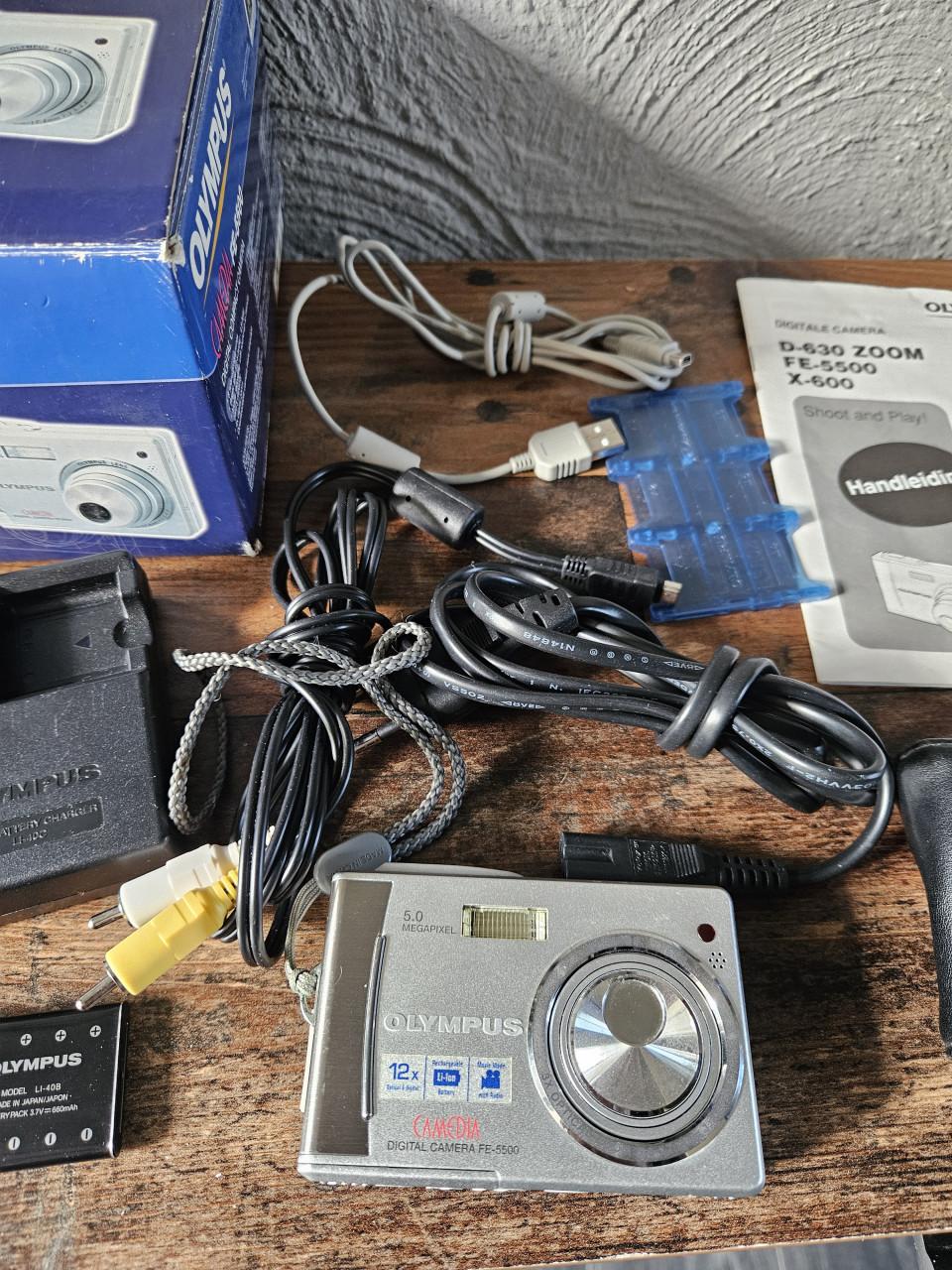 Vintage olympus Camedia FE-5500 Digitale Compactcamera 5.0MP