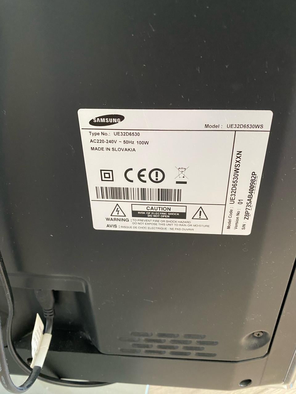 Gratis Samsung tv 23’