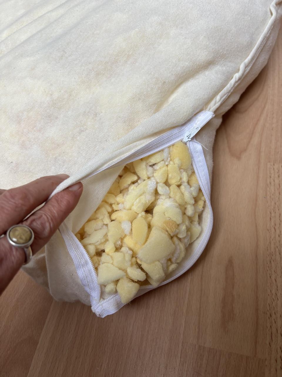 M-Line hoofdkussen 60x40 dikte aanpasbaar