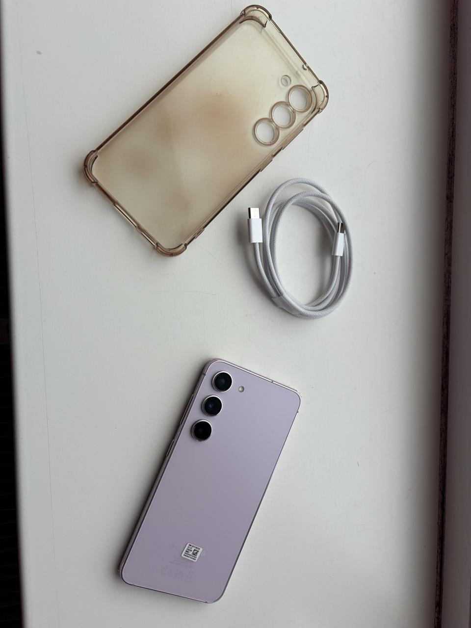 Samsung licht roze/paars 23 Z.G.A.N.