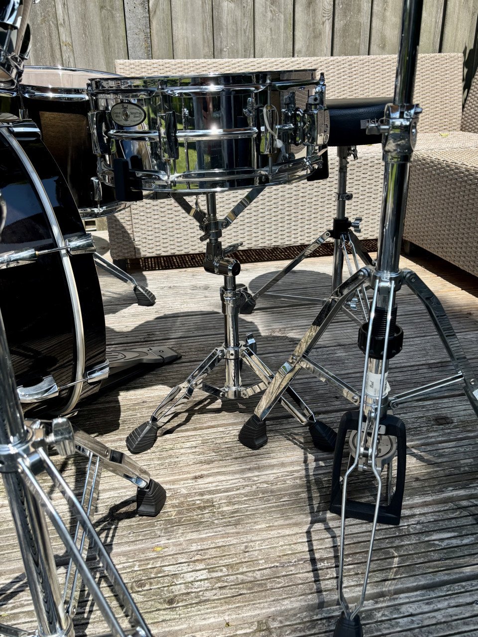 Compleet professioneel pearl vision drumstel