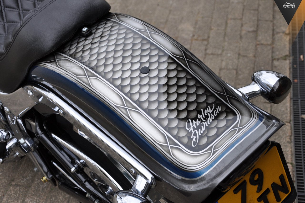 Harley Davidson FXSTC Softail Custom 96 Zeer speciale motor!