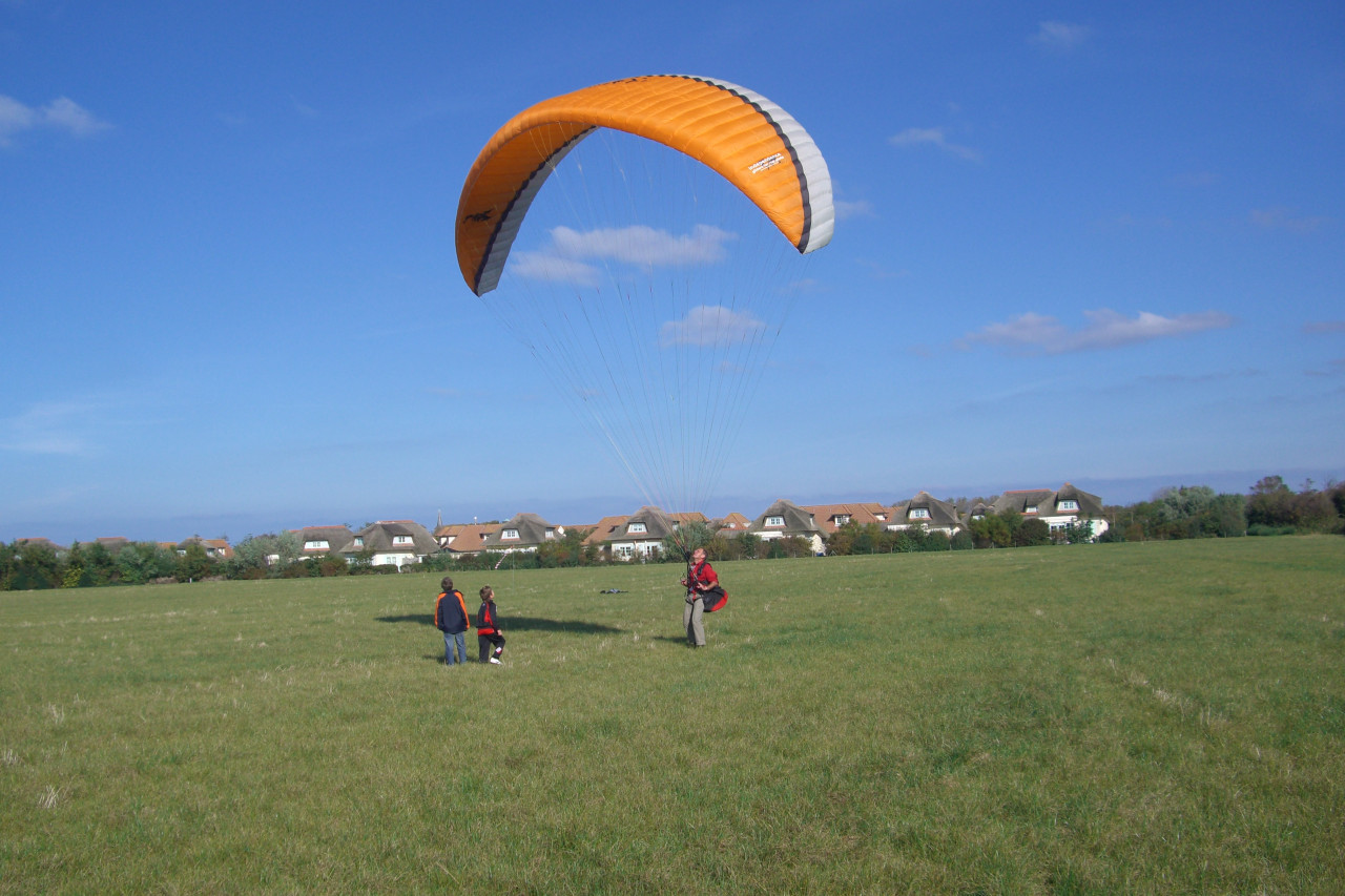 Paragliding scherm