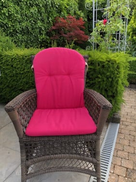 MADISON  tuinstoel kussens 4 stuks nog nieuw in de verpakking kleur Rose