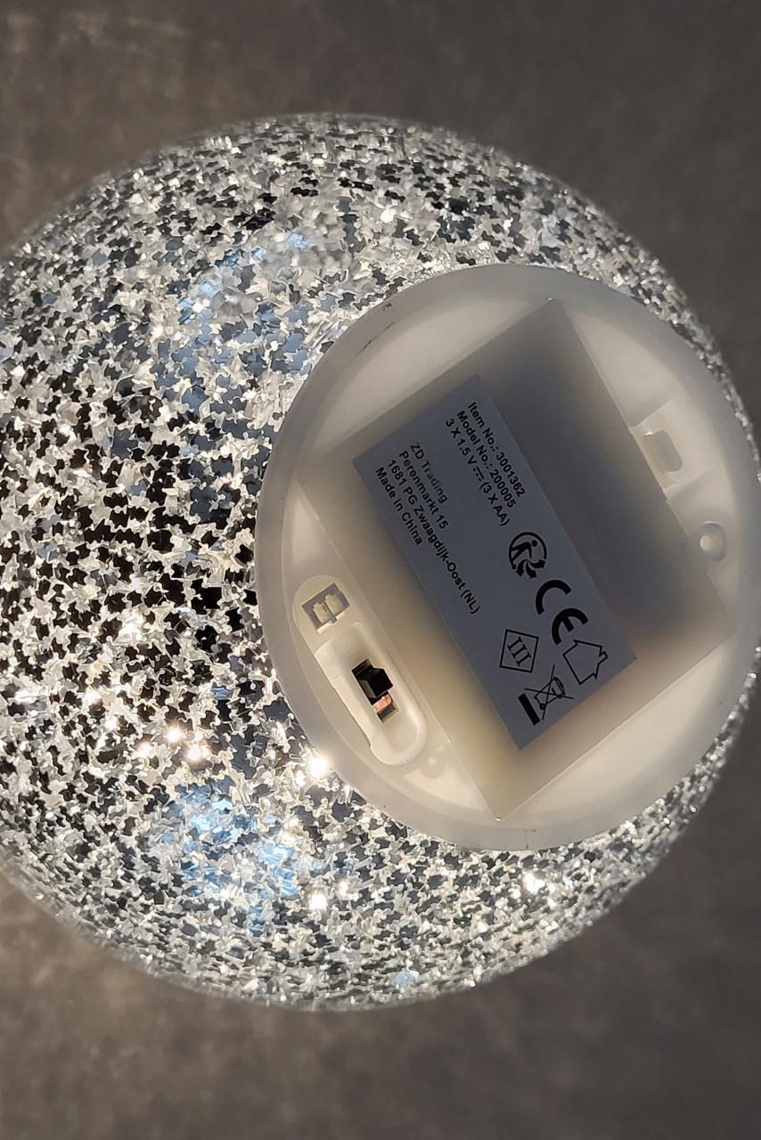 Luca Lighting Deco Bal Met Verlichting - H13 x Ø14 cm