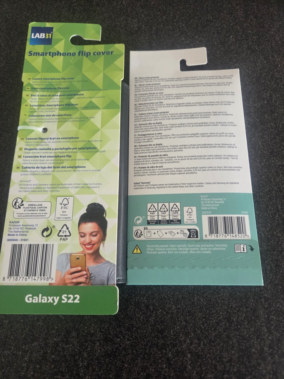 Samsung S22 nieuw telefoon hoesje.