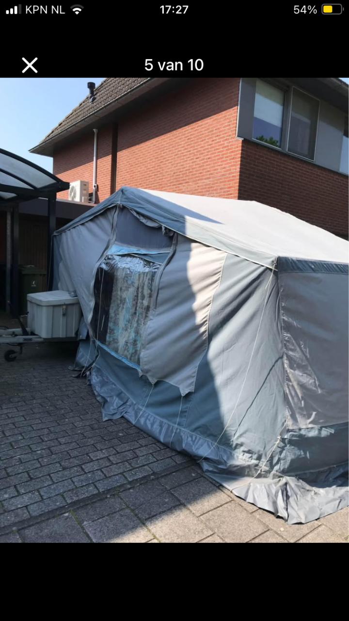 Vouwwagen ALPHEN KREUZER met voortent, luifel en keuken!!