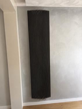 Design radiator, verticaal, antraciet