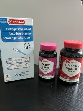 Zwangerschapstest & Foliumzuur & Visolie
