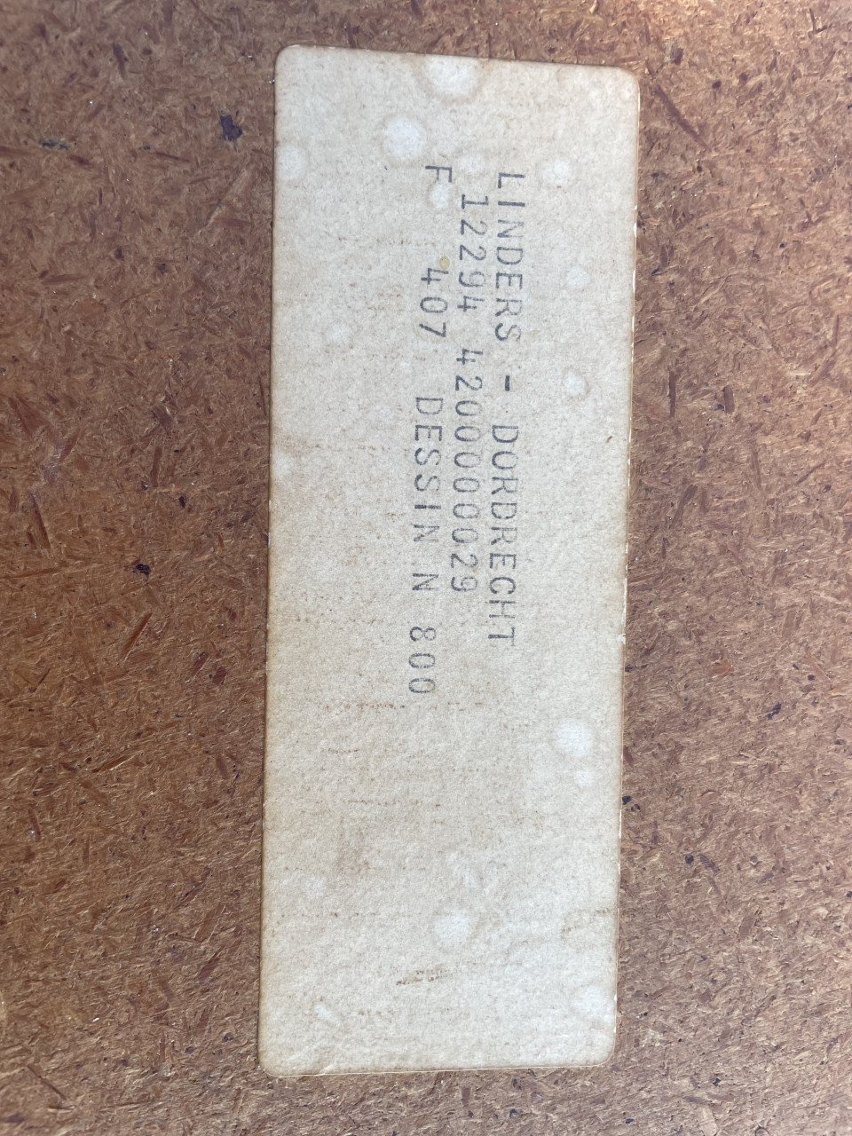 Antiek vintage design tafel gesigneerd