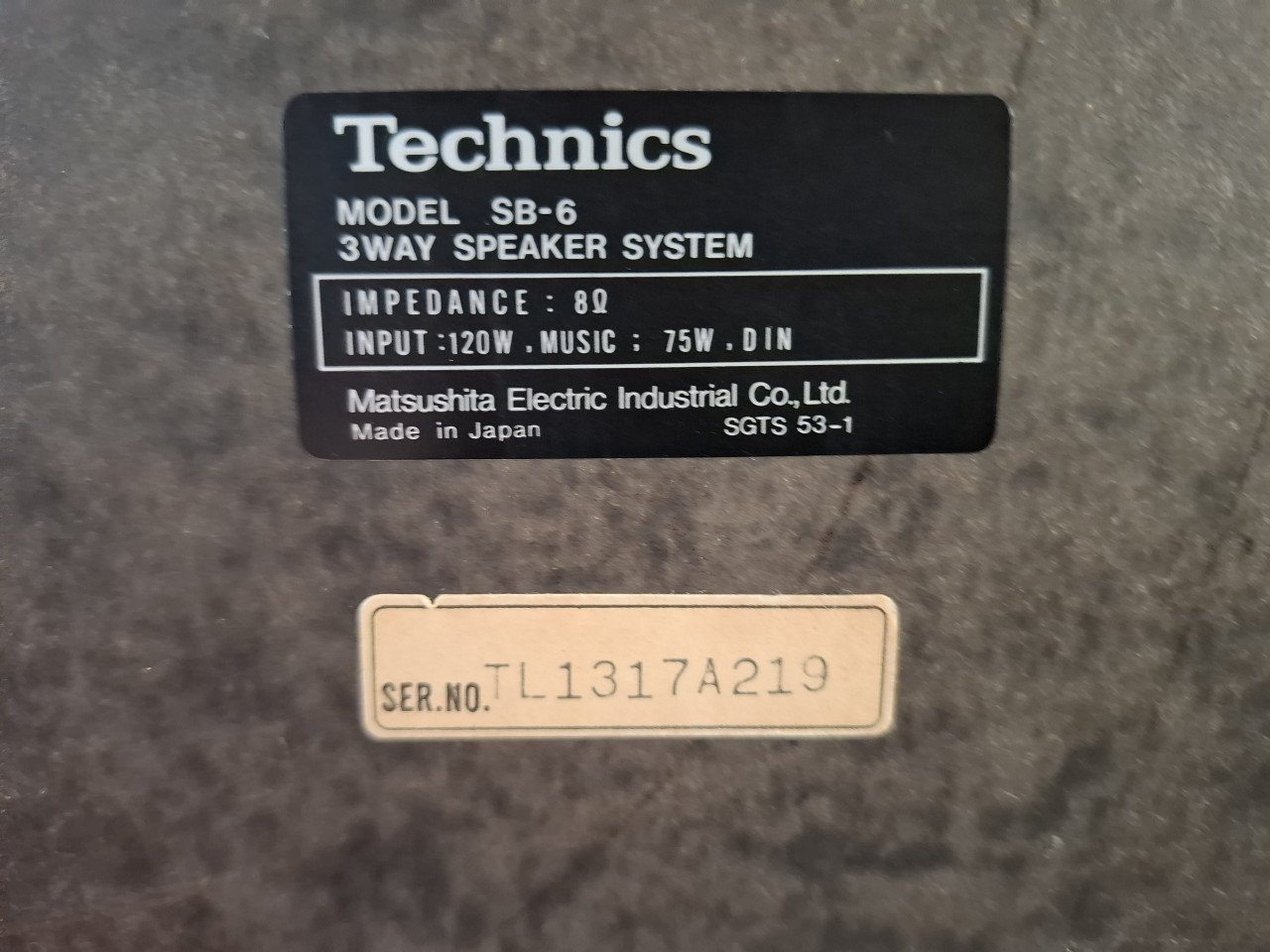 Technics  SB 6